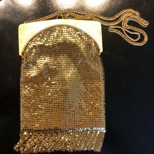 Vintage WHITING & DAVIS Gold Mesh Purse